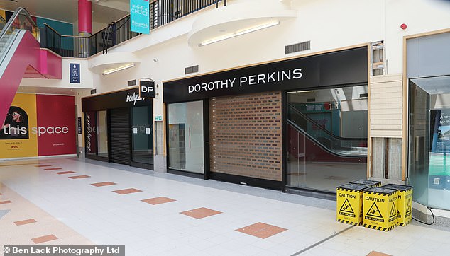 Now it is a grim memorial to times of disposable income and plentiful shoppers