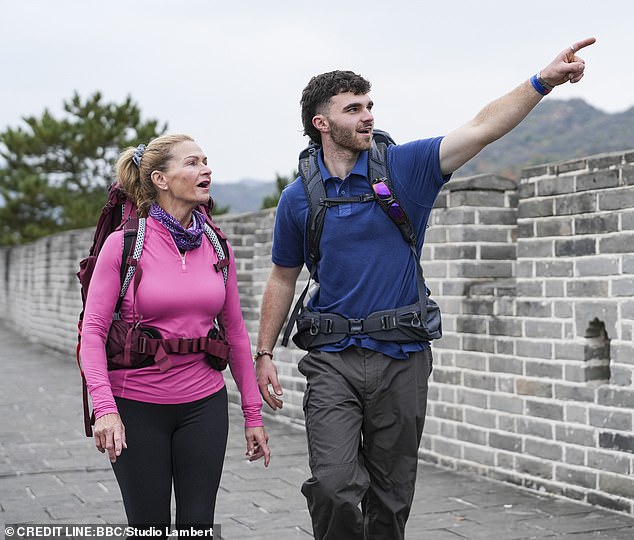 The real-life BBC show has been a huge hit for the channel, with last month's final drawing in its highest ratings yet (contestants Caroline and Tom pictured from the 2025 series)