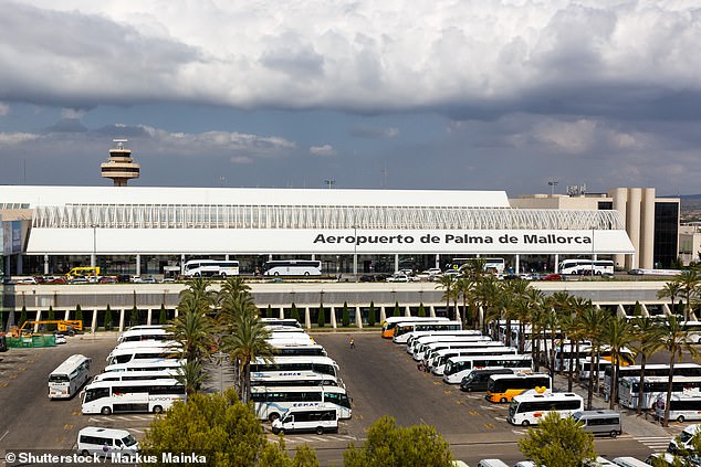 The incident happened at Palma Airport in Mallorca in the early hours