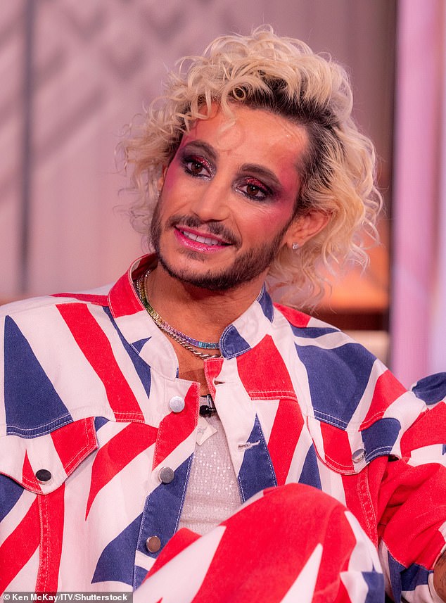 His striking looks comes hours after he dazzled ITV's Lorraine stand-in host Ranvir Singh with a Union Jack jacket and matching trousers
