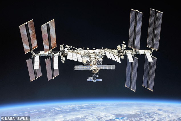 The International Space Station photographed by Expedition 56 crew members from a Soyuz spacecraft after undocking in November 2018