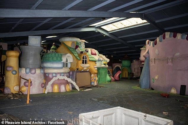 One of the rides at Pleasure Island was Tinkaboo's Sweet Adventure - and this is what it looks like now