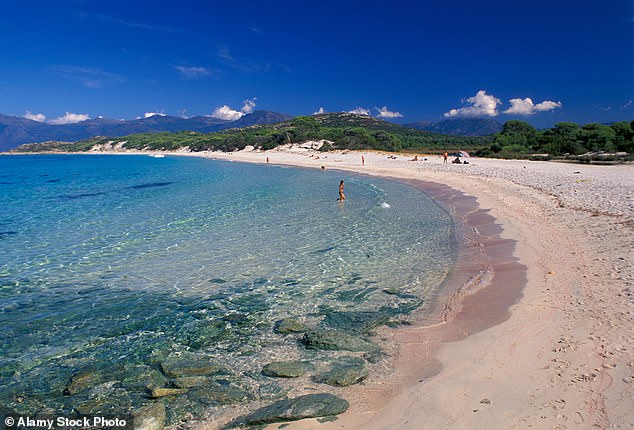 Plage de Saleccia on Corsica's north coast
