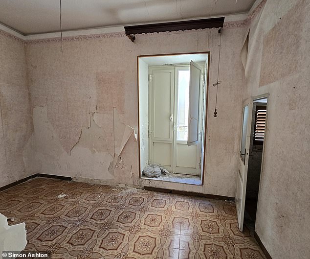 While the house is definitely a doer-upper, Sally and Martin are doing the renovation work themselves