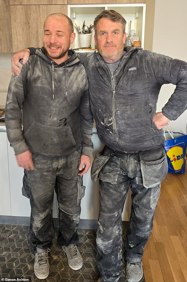 Martin, right, expects to complete the renovation work within the next two years