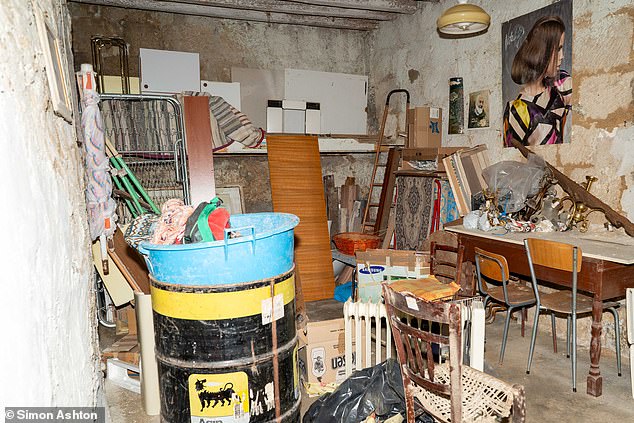 Inside another of of the 1 euro homes for sale in the historic town of Mussomeli in Sicily