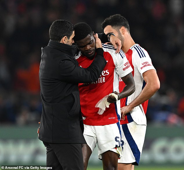 Manager Mikel Arteta and Arsenal wanted Partey to stay and offered him a new contract