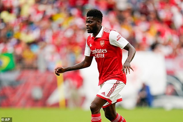 Partey was arrested in July 2022, released on bail, and played in a friendly against Everton ten days later