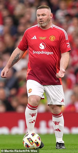 Just weeks after that season, Wayne Rooney lined-up for a charity match at Old Trafford sporting some grey hairs