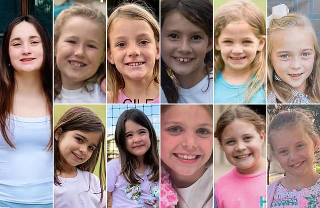 Among those named as the missing were Virginia Hollis; Annie Flack; Hadley Crossman; Cile Steward; Wynne Naylor; Linnie McCown; Mary Grace Baker; Molly DeWitt; Sarah Marsh; Anna Margaret Bellows; and Blakely McCrory