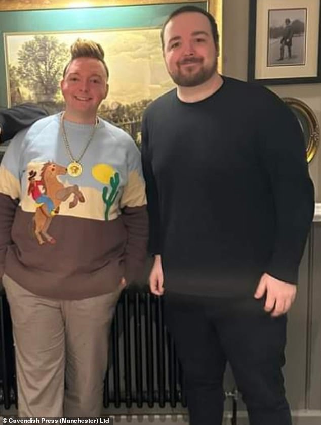 Howarth, 32, contacted Tom (right) out of the blue, around 16 years after they left secondary school, then falsely informed him he only had weeks to live