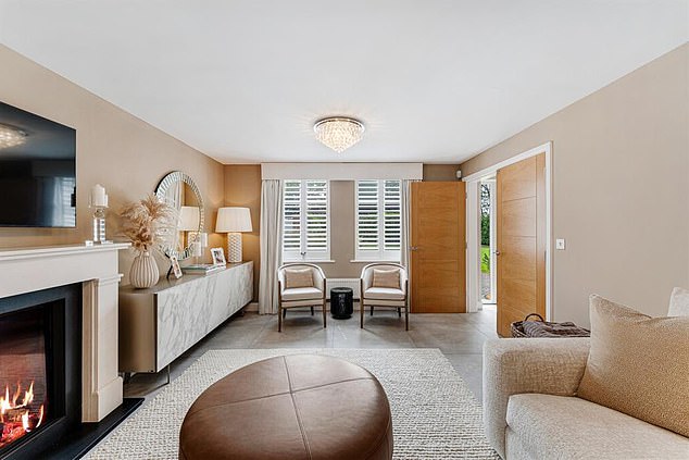 Cosy: Charlotte is said to have fallen in love with the house