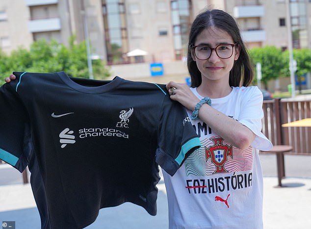 Portugal fan Ines Almeida, who watched the funeral from the road in front of the church, said she was angry at the Portuguese captain for not showing his face