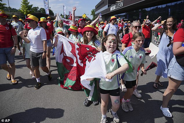 Switzerland appears to be filled with fans in red, yellow and green bucket hats