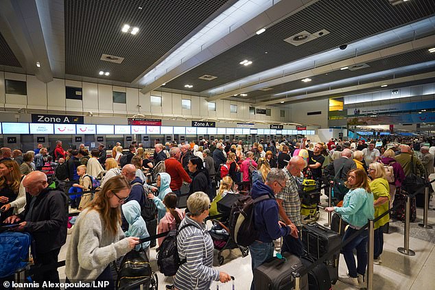 She was promised £10,000 if she was able to bring the drugs successfully into the country at Manchester Airport (Stock Photo)