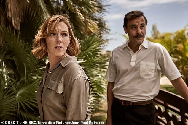 Mr Brown added that he had been left less than impressed by The Gold (pictured: Charlotte Spencer as Nicki Jennings and Emun Elliott as DI Tony Brightwell in the series)