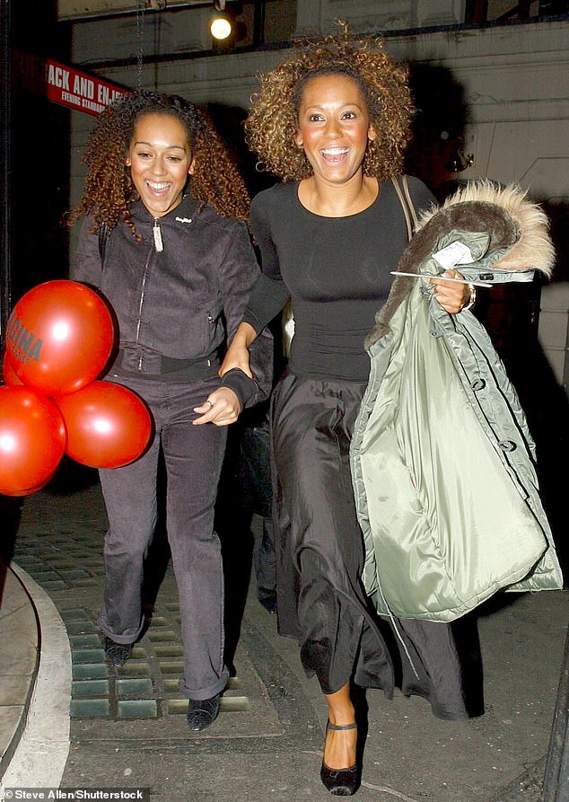 The sisters have said they were 'inseparable' before their fallout. Pictured in 2002