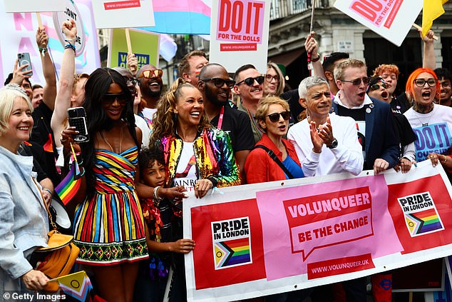 Vanessa, 62, also brought the party atmosphere, visibly beaming in a multi-coloured sequined jacket while plugging The Devil Wears Prada musical