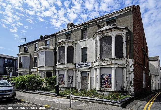 Locals say they have to look at the derelict buildings every day and say they would like to see them converted into housing for residents