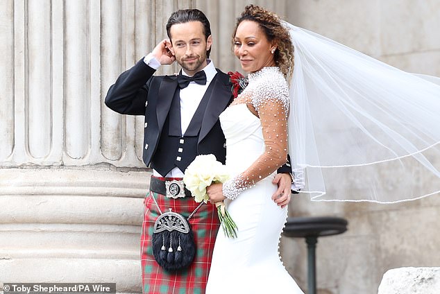 She married her long-term hairdresser love, Rory McPhee, in a traditional white wedding at the cathedral followed by a lavish £28,000 post nuptial celebration at The Shard