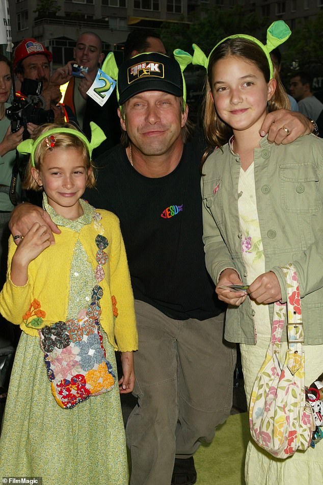 As Stephen added, 'I'm blessed that my two daughters married two great guys.' Seen here May 16, 2004
