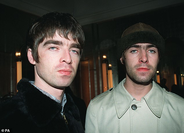 The cheaper prices fans paid for their tickets in the 1990s is a far cry from the fortunes some music-lovers had to pay to see Liam and Noel on their 2025 tour (the brothers pictured in 1996)