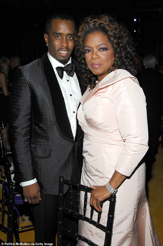 Although Oprah Winfrey isn't as closely connected to Diddy as some other stars, fans were particularly interested in her connection to him due to her squeaky-clean image; seen in 2007 in NYC