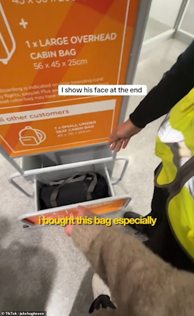 Several passengers have revealed their fury at easyJet's baggage limits in the past, including TikToker Jake Hughes