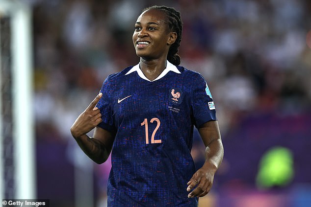 Marie-Antoinette Katoto opened the scoring in the first half after a blistering counter-attack