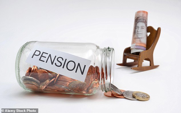 Next year's state pension could rise above the income tax threshold for the first time since it was introduced more than a century ago, forcing pensioners who rely entirely on it to pay the basic tax rate of 20 per cent on any amount above the personal allowance limit (Stock Image)