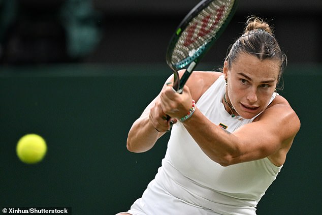 The World No 1 was pushed by Raducanu but ultimately came through in straight sets