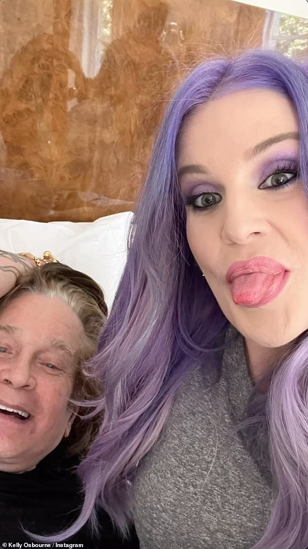 Kelly is one of three and her parents Sharon and Ozzy have been married for 43 years and share Aimee, 41, Kelly, 40, and Jack, 39