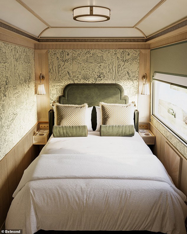 Some passengers are understood to have paid upwards of £50,000 for a three-night stay in one of the train's three 'grand suites'