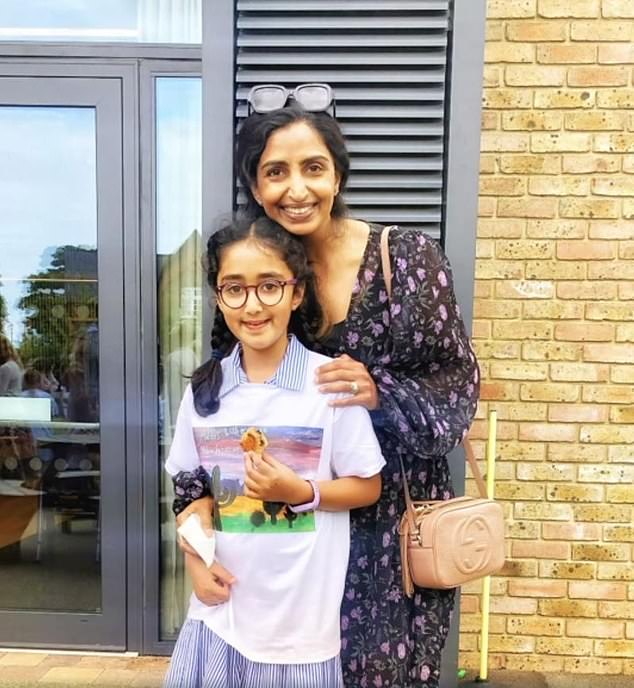 Nuria's mother Smera was also injured in the horrific crash that took place just after this photo of them was taken