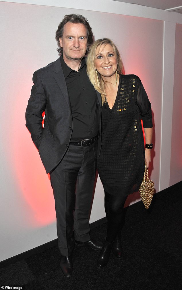 Martin Frizzell and wife Fiona Phillips attend the reception of 8Rocks party from Lawrence Dallaglio's Foundation on November 12, 2010