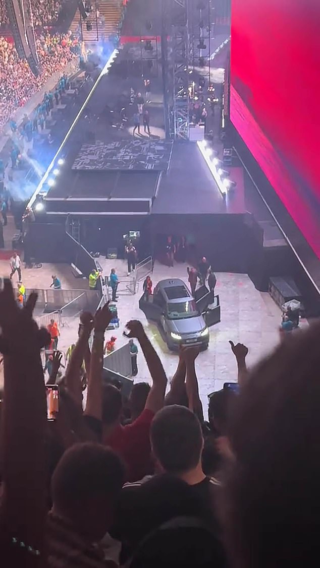 The Mail on Sunday can reveal t set ended, Liam, 52, wasted no time in racing off stage and straight into a black four-by-four vehicle. Left behind was Noel, 58, still waving to fans before slowly walking off with the rest of the band.