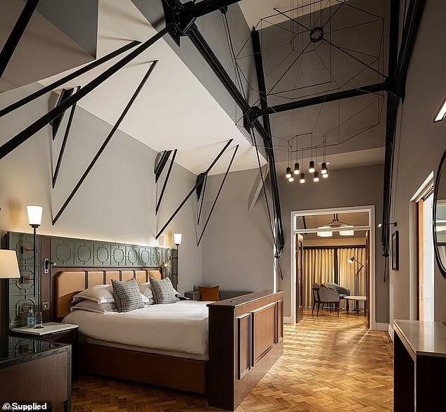 The hotel advertises its rooms by saying: 'No two rooms are quite the same, each styled around its own features in-keeping with the hotel¿s historic architecture'