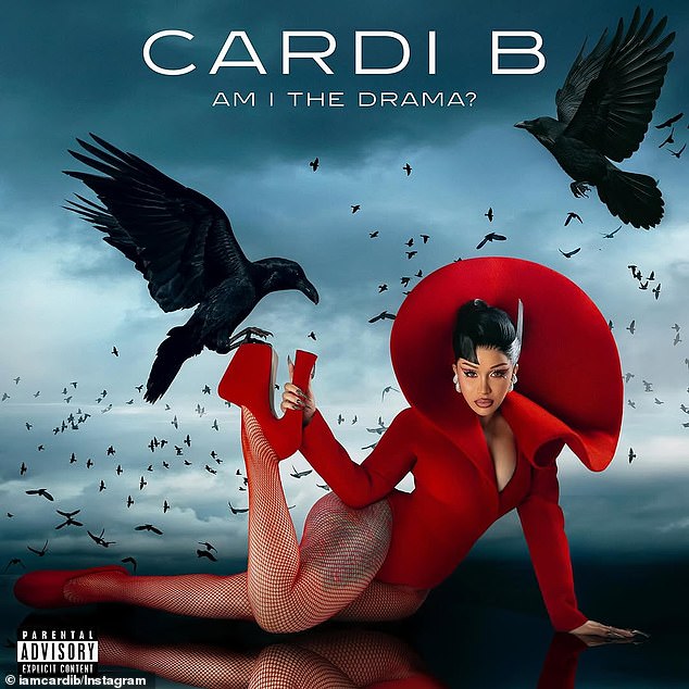 Cardi B's outing in Paris comes shortly after she announced her long awaited second album Am I the Drama? on June 23