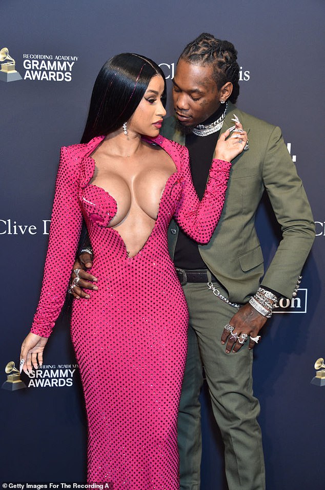 In her first single from the upcoming album, Outside, she appears to diss her ex Offset, 33, with lyrics that allude to her more recent romance with NFL wide receiver Stefon Diggs; the former couple seen in 2020
