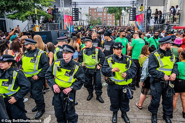 More than 7,000 officers were deployed each day at last year’s event, and there were more than 350 violent or sexual offences reported