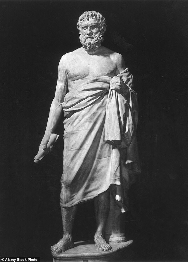 Stoicism was founded by Zeno of Citium (pictured) more than 2,300 years ago