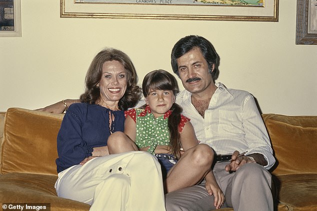 Aniston as a six-year-old with her parents Nancy and John in 1975. According to one source, her mother 'was always jealous that Jen achieved the level of success she never did'