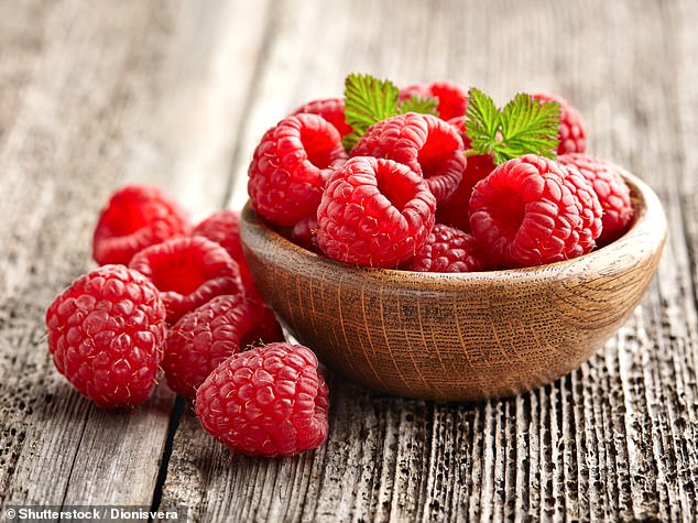Raspberries and blueberries are packed with fibre, as are avocados, with just half of one providing 5g of it