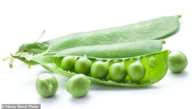 One of the most fibre-rich vegetables we have is green peas