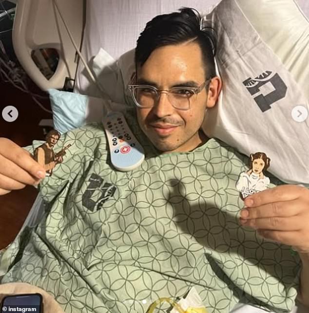 She added that, 'Tanner requested for Star Wars stickers to be placed on his casket'
