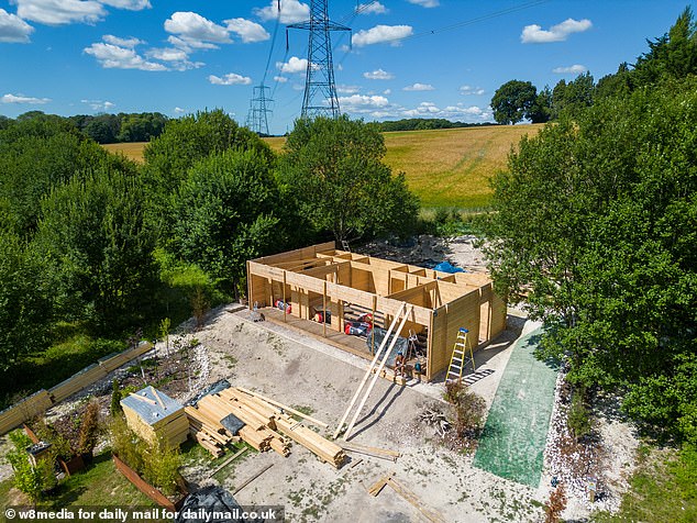 The couple were pursued through the courts and now have two months to knock the vast single-storey structure down or face jail