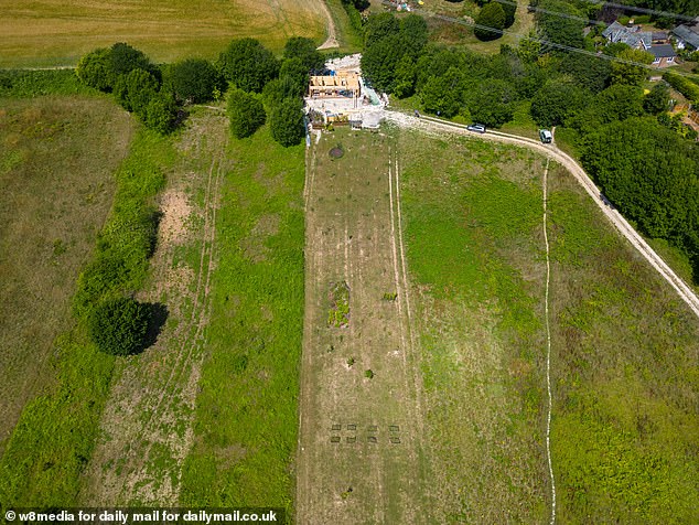 In order to build the cabin, the couple bulldozed the hillside and scarred the landscape