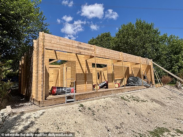 The illegal off-grid cabin was erected in one of Britain's most protected national parks