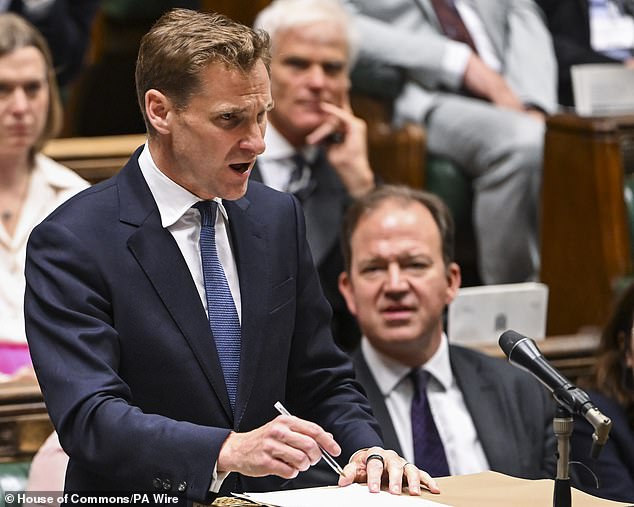 Shadow Home Secretary Chris Philp, pictured, said: ‘Labour is allowing people smugglers and their money men to operate right under their noses with impunity'
