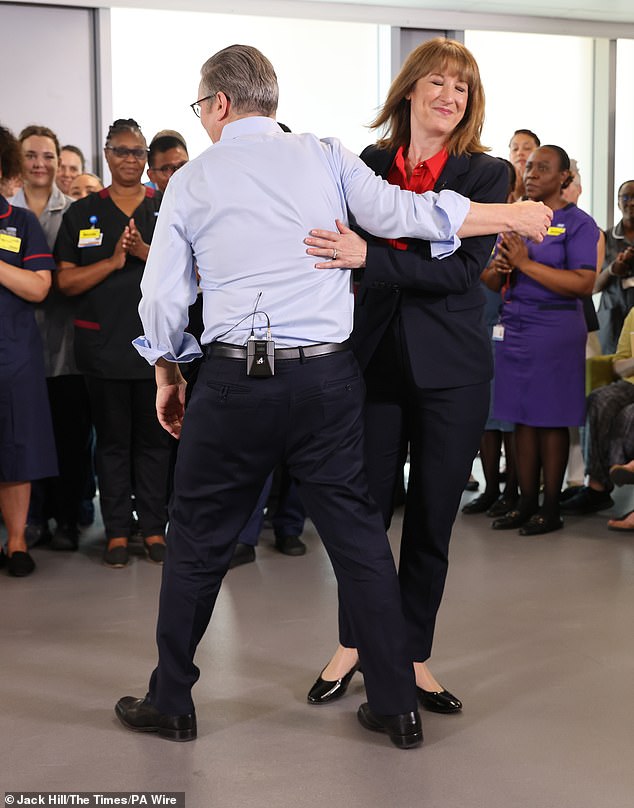 Once upon a time, a Premier and a Chancellor whose most vital economic plans were brutally, publicly destroyed by their own MPs would have at least considered resignation. Pictured: Starmer and Reeves at the launch of the Government's 10-year health plan